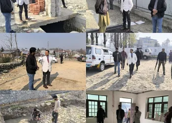 DDC visits Shopian Town, inspects ongoing developmental works
