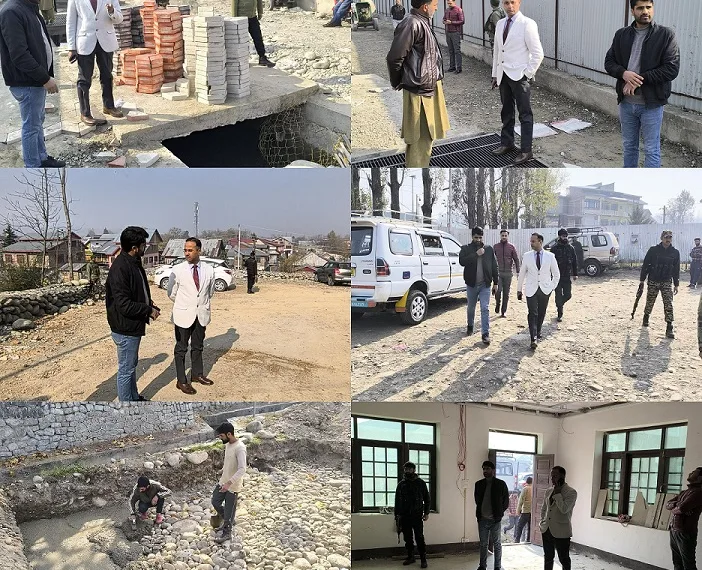 DDC visits Shopian Town, inspects ongoing developmental works