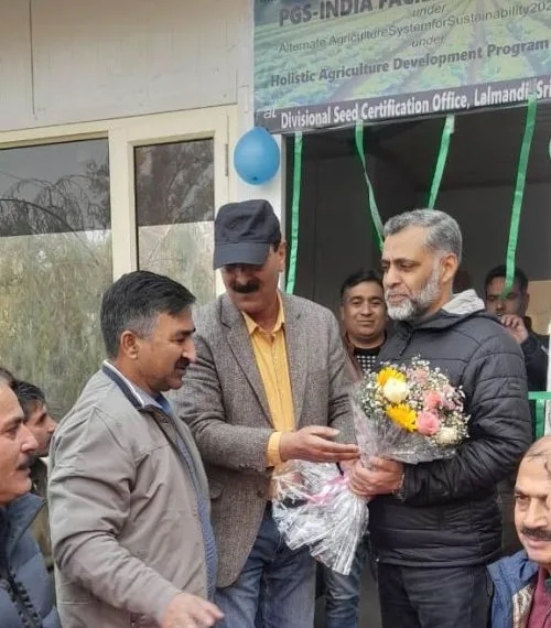Director Agriculture Kashmir inaugurates PGS-India Facilitation Centre