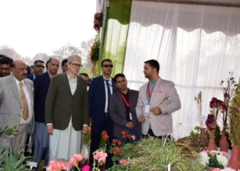 Kashmir to bloom in Autumn: CM Omar Abdullah lays foundation of Chrysanthemum Garden, Hi-tech Nursery in Srinagar