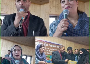 ICDS Department Distributes Appointment Orders for Newly appointed Anganwadi Helpers Under Poshan Abhiyan in Qazigund