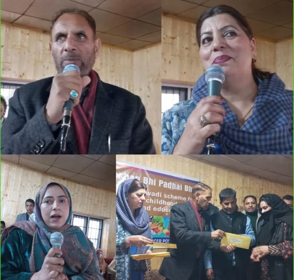 ICDS Department Distributes Appointment Orders for Newly appointed Anganwadi Helpers Under Poshan Abhiyan in Qazigund