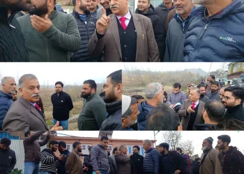 DC Bandipora Tour’s in Sonawari to Review Developmental Works