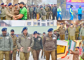 IGP Kashmir Visits Anantnag, Inaugurates Police Martyrs T-20 Cricket Tournament at GDC Khanabal ; Opens General Mess and Gym at DPL Anantnag
