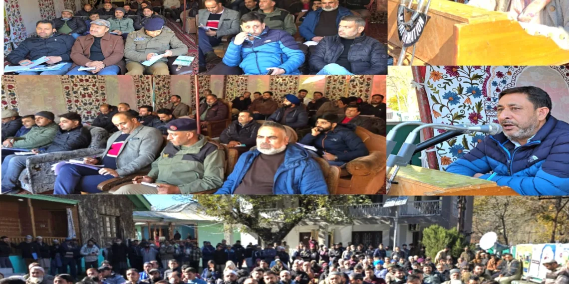 DC Kupwara chairs Block Diwas Proceedings at Tangdhar, reviews winter preparedness