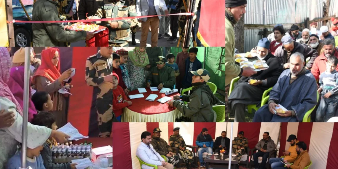 BSF 89th Battalion Organizes Successful Medical and Veterinary Camp in Tangdhar