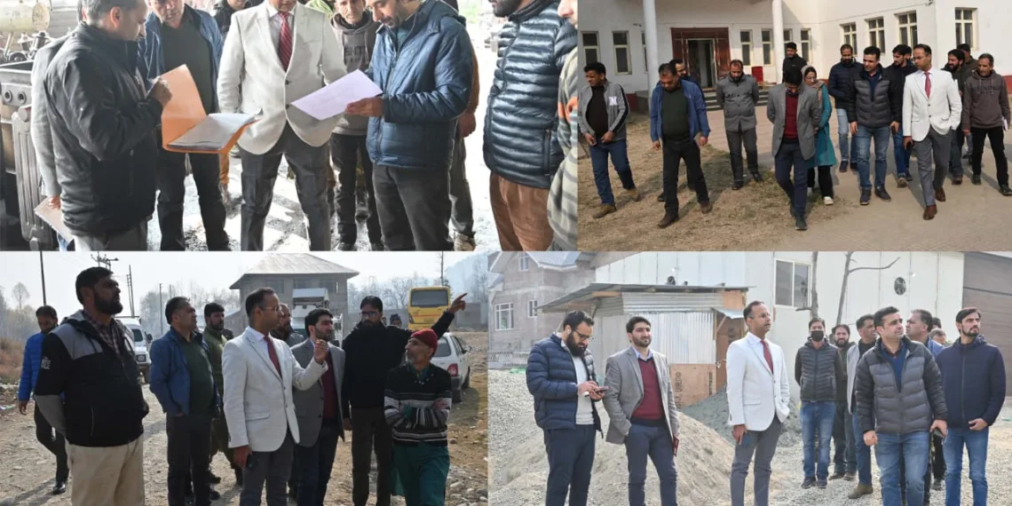 DDC Shopian inspects PDD Workshop, MED Control Room & other facilities