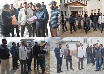 DDC Shopian inspects PDD Workshop, MED Control Room & other facilities