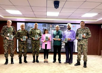 Lt Gen Pratik Sharma, DCOAS Strat releases ‘Nagrota Under Siege’ at CLAWS, Delhi Cantt, New Delhi