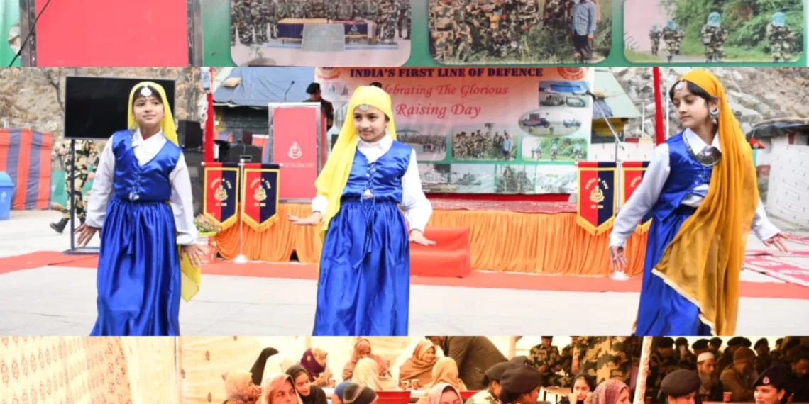 89 Battalion BSF Celebrates Raising Day in Tanghdar with Cultural Programs and Community Activities