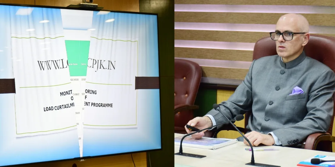 CM Omar Abdullah stresses on implementing transparent curtailment, minimizing distress cuts in power supply