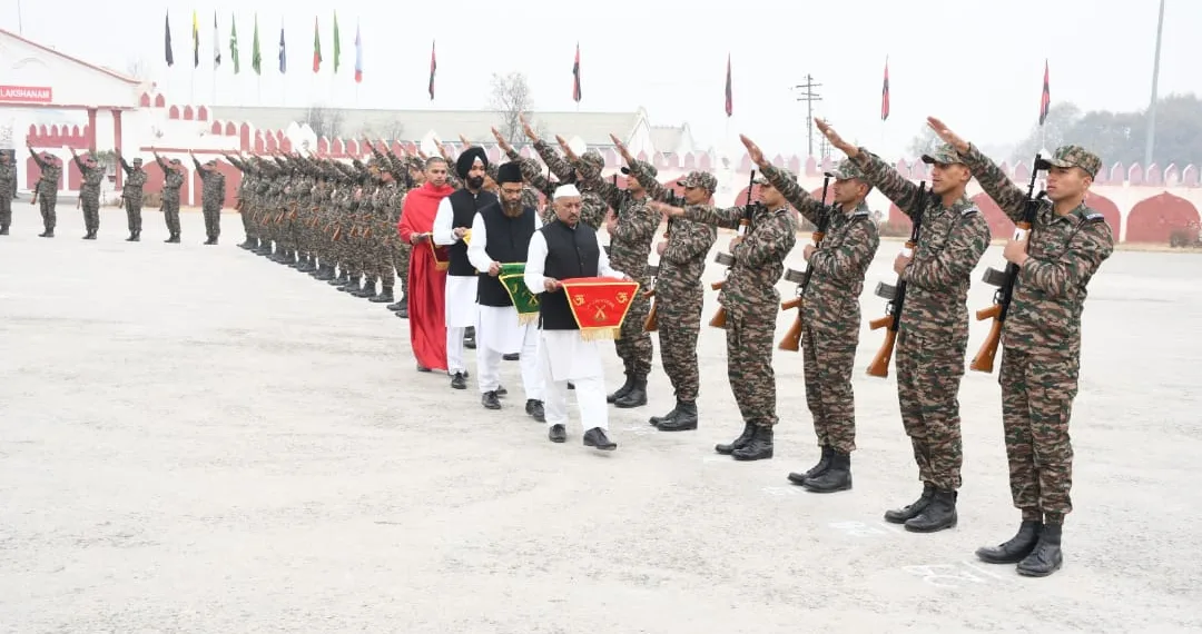 FOURTH BATCH OF AGNIVEER ATTESTATION PARADE AT JAK LI REGIMENTAL CENTRE, SRINAGAR