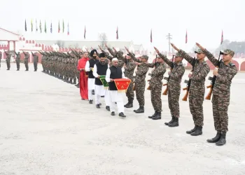 FOURTH BATCH OF AGNIVEER ATTESTATION PARADE AT JAK LI REGIMENTAL CENTRE, SRINAGAR