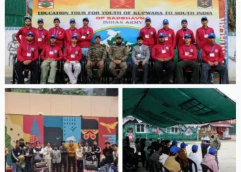 EDN TOUR FOR YOUTH OF KUPWARA TO SOUTH INDIA BY INDIAN ARMY