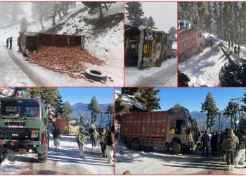 Indian Army’s Efforts Ensure Smooth Traffic on Karnah-Kupwara Highway Amidst Heavy Snowfall