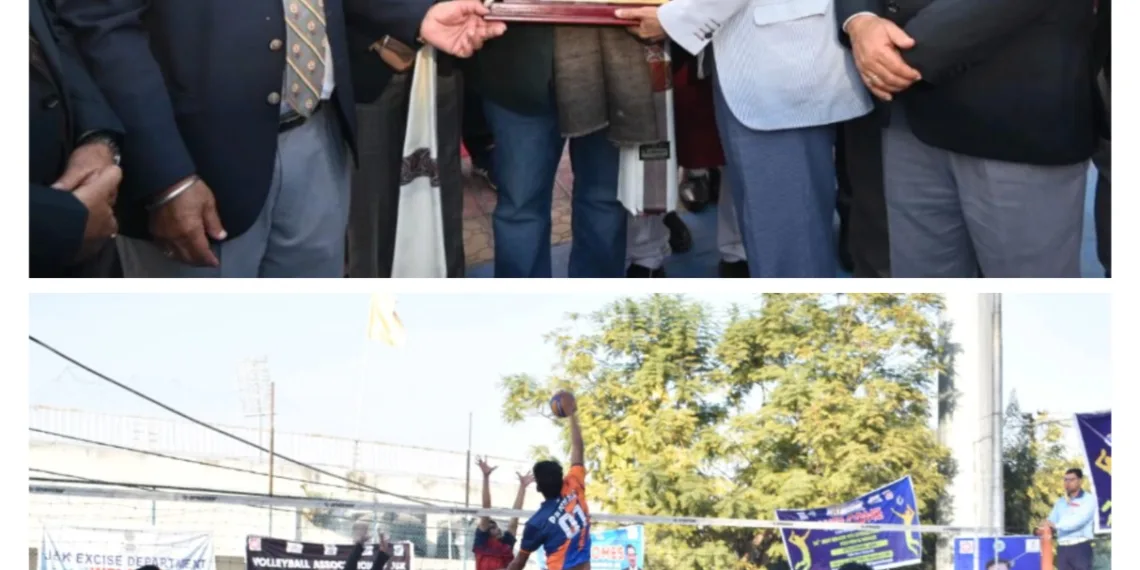 Satish Sharma declares open ‘36th JK Volleyball Championship’ at Jammu