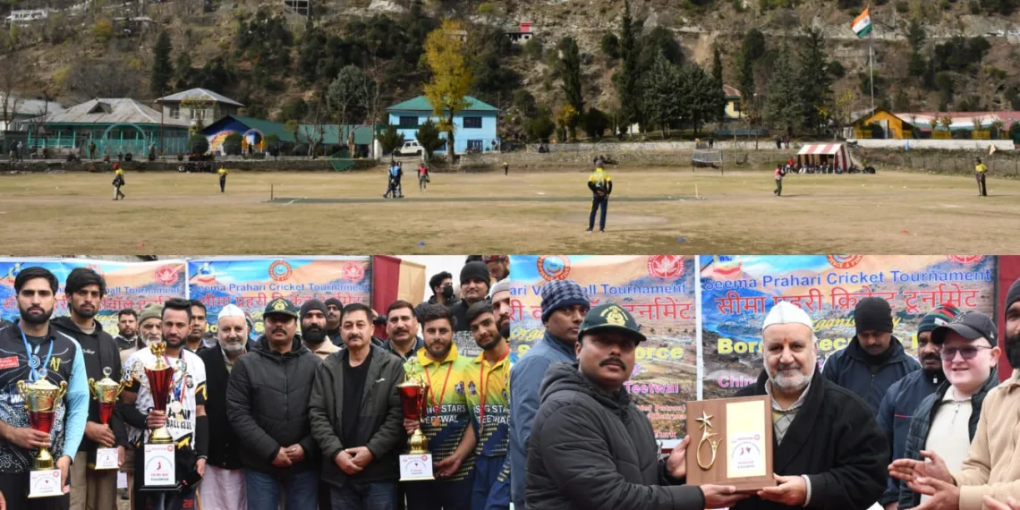 Seema Prahari Cricket and Volleyball Tournament Concludes at Teetwal with Enthusiasm