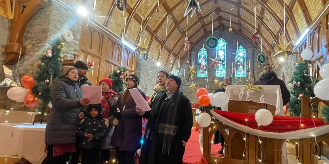 Christmas 2025 celebrations begin at St. Mary’s Church Gulmarg