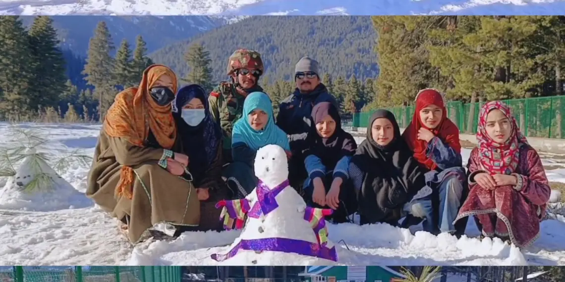 Snow Art & Smiles: Border residents celebrate Christmas with Army soldiers near LOC in J&K’s Gurez