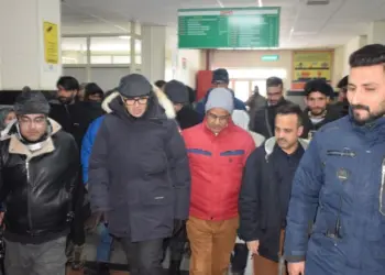Post snowfall, CM Omar Abdullah inspects facilities at Ganderbal hospital
