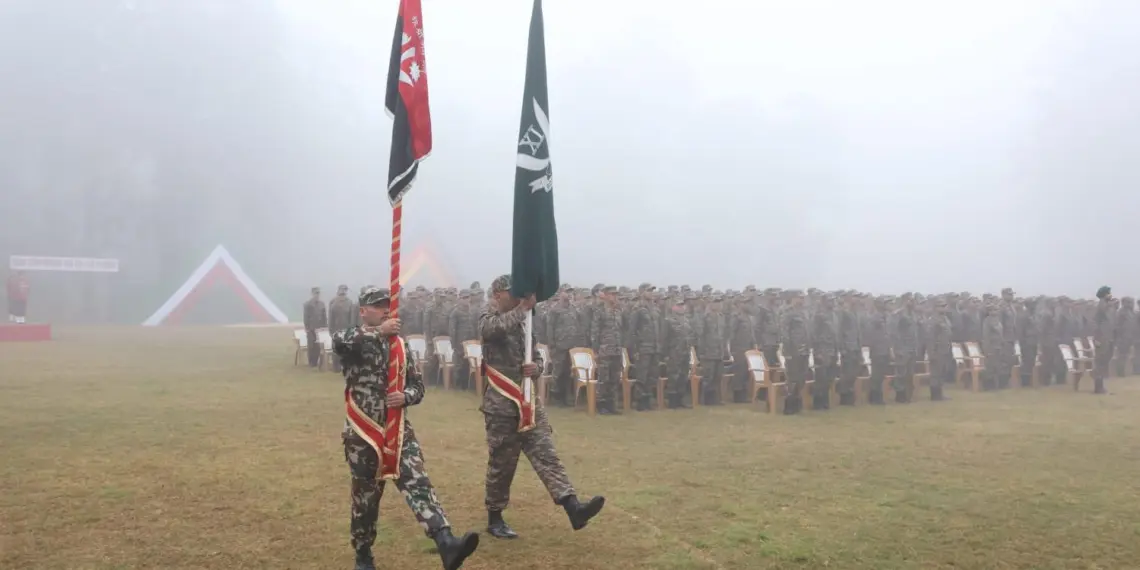 Indo-Nepal Joint Military Exercise begins at Saljhandi, Nepal