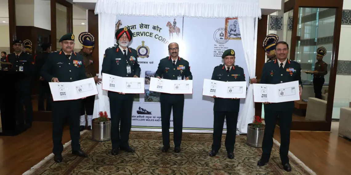 Indian Army Commemorates the Legacy of Animal Transport (Mountain Artillery) Units with the Release of a Special Day Cover