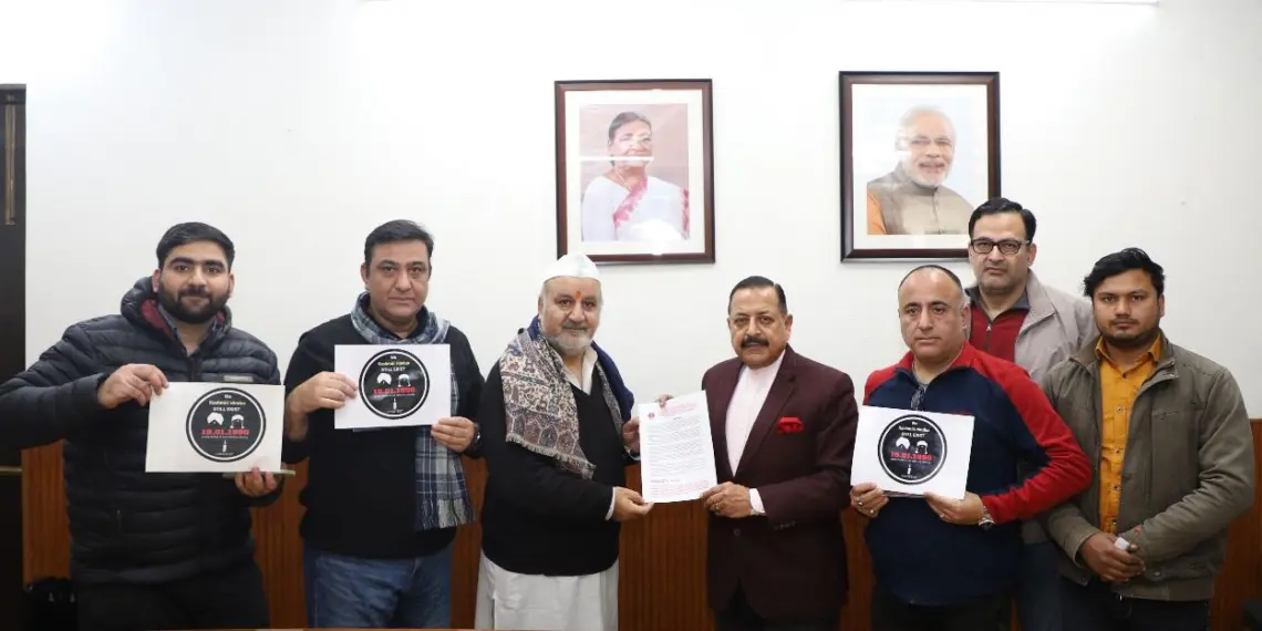 AIKS Submits Memorandum on Exodus Day to Dr. Jitendra Singh, MoS PMO