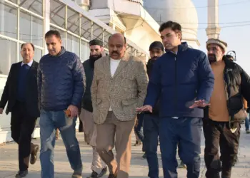 Deputy Chief Minister visits Hazratbal Shrine; reviews arrangements for Meraj-un-Nabi (SAW)