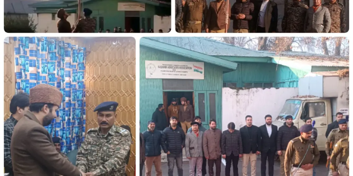 Kashmir Advocate’s Association Celebrates Republic Day with Flag Hoisting at Their Office in Srinagar