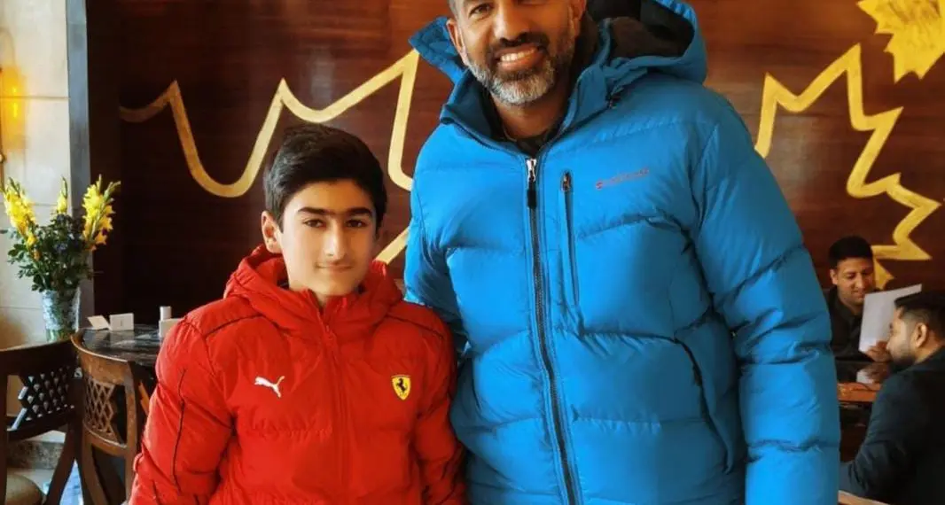 Srinagar’s Mohammad Qais Meets World Number Top, Doubles Tennis Player ‘Rohan Bopanna’