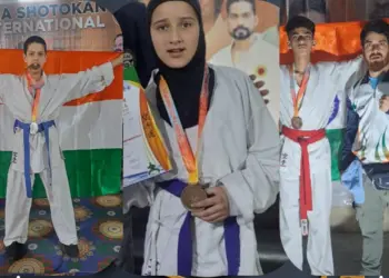 Three Karate champs from Anantnag, Shine at International Championship
