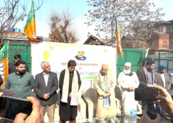 BJP Kashmir Commemorates Atal Bihari Vajpayee’s Anniversary with Events Celebrating His Legacy