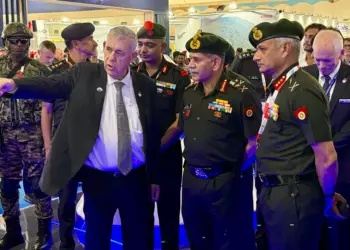 General Upendra Dwivedi, COAS, Visits Defence Industry Stalls at Aero India 2025