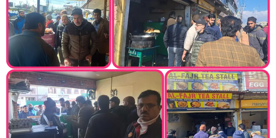 Food Safety Dept conducts inspection drive in Srinagar