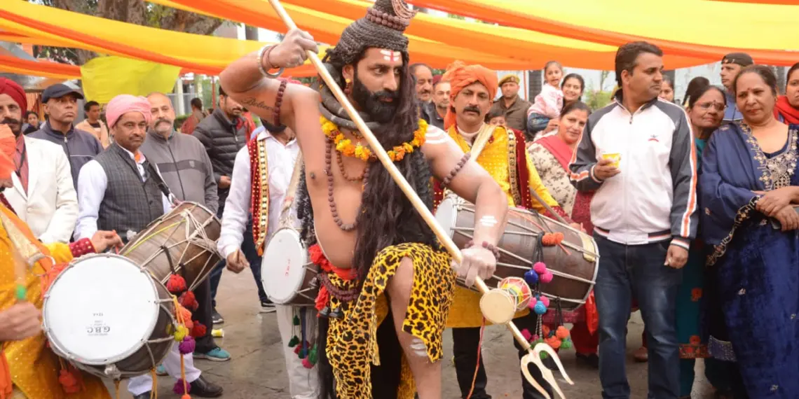 Impressive Shbha Yatra organized on eve of MahaShivratri