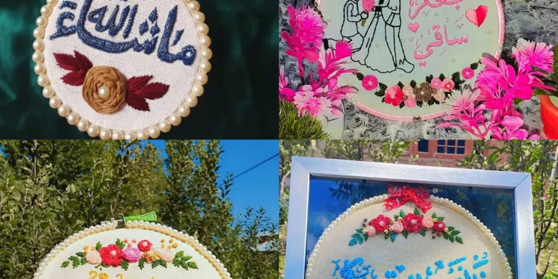 Kulgam Girl Weaves Magic with Exquisite Embroidery Designs