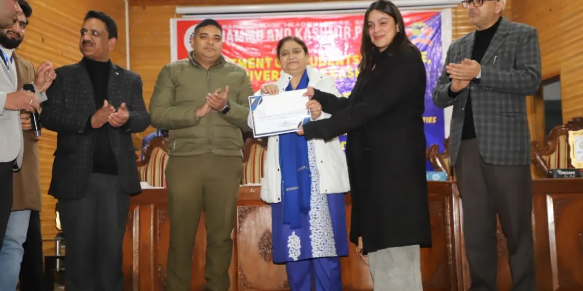 DSW KU & JKP Organize Speech Competition on ‘Nasha Mukt Bharat’ at University of Kashmir