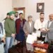 Deputy Chief Minister felicitates Bronze medalist, Rajat Singh