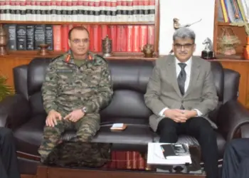 GoC 16 Corps Nagrota takes up issues of Ex-Servicemen with Chief Secretary