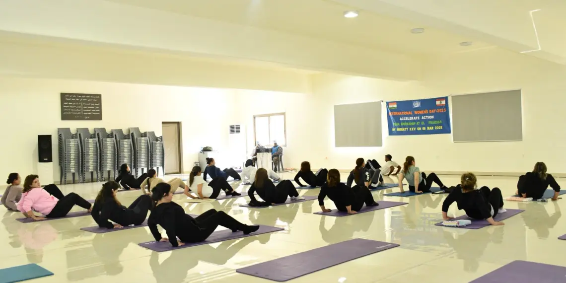 Indian Battalion in UNIFIL Marks International Women’s Day with Yoga Session in El Fardis