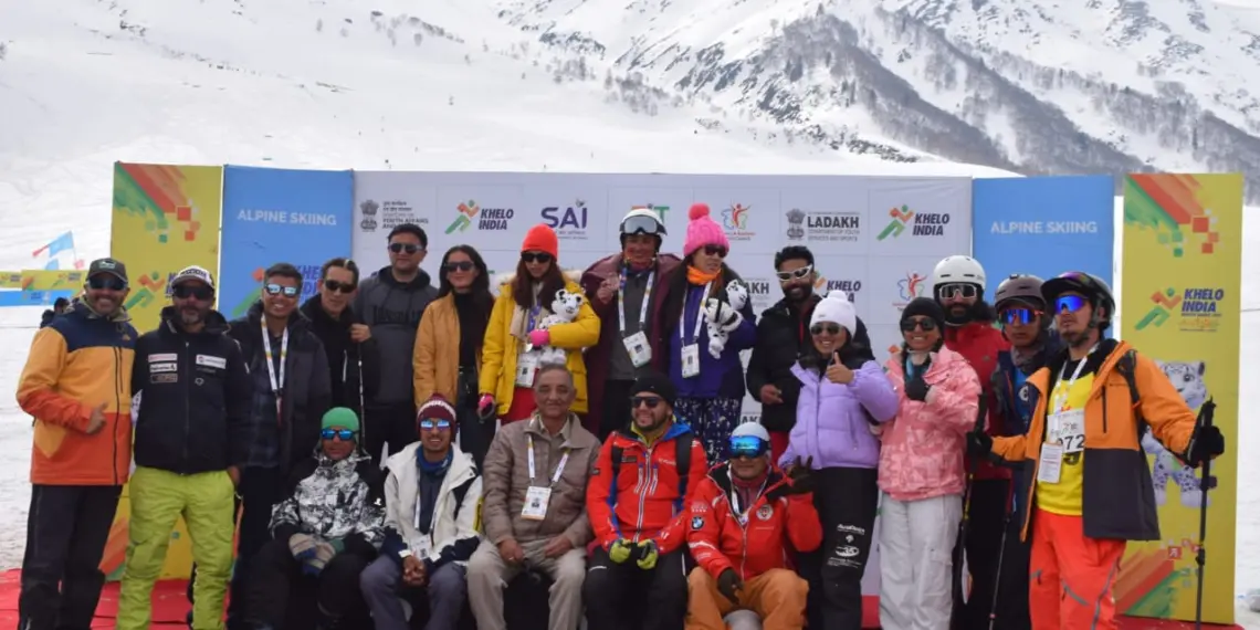 Thrills & triumphs mark inaugural day of Khelo India Winter Games 2025