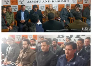 Ashok Kaul Presides Over BJP Leadership Meeting in Srinagar to Strengthen Organizational Structure and Tackle Political Challenges