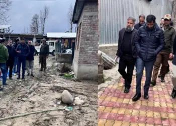 DC Shopian inspects ongoing dev works in Shopian