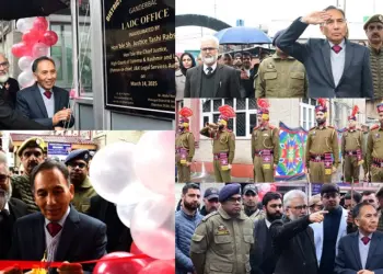 Chief Justice visits DCC Ganderbal, assesses measures concerning court management, infrastructure