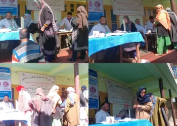 NCD Screening Drive Held at AHWC Khurampora Shopian