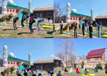 Yoga Session Conducted at Govt. High School Reshnagri, Shopian