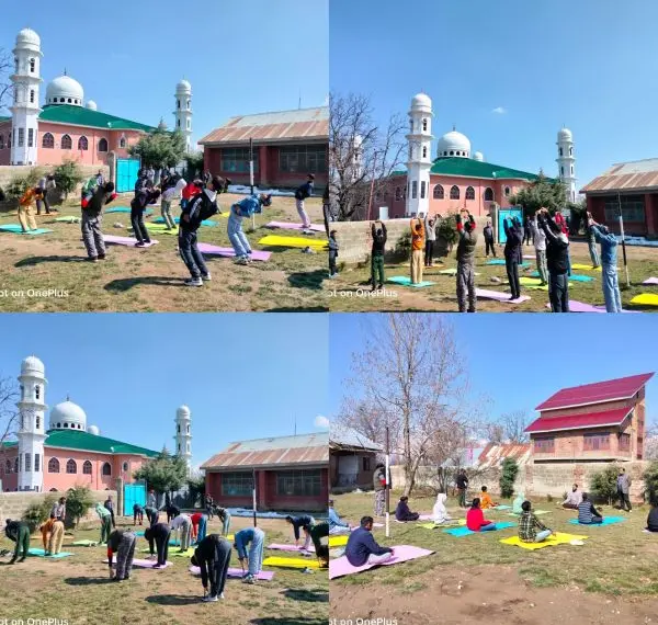 Yoga Session Conducted at Govt. High School Reshnagri, Shopian