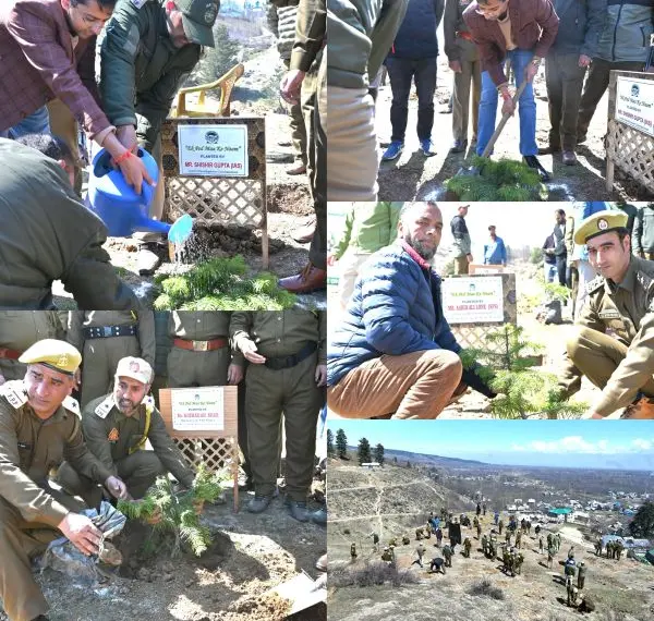 Mega Plantation Drive Held in Shopian to Mark World Forest Day 2025