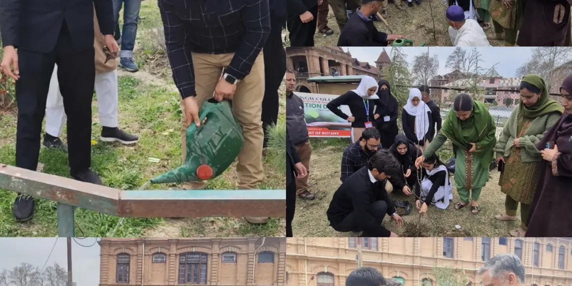 Kashmir Concern Launches Green Campus Initiative at Amar Singh College