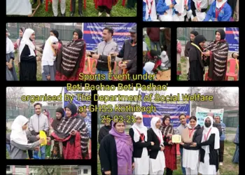 Social Welfare Organised Sports Events Across Srinagar Under ‘Beti Bachao Beti Padhao’ Initiative